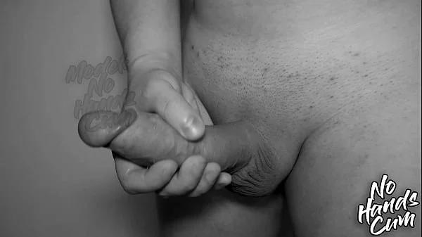 Retro Vintage Style Masturbation Big Cock Ejaculation Without Touching Hands To Cock